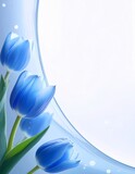 blue  tulips