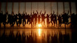 © Surachetsh - Partnership Milestone, Business partners jump together celebrating a closed deal and long-term partnership built on trust and shared success.