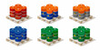 © Delip - colorful oil drums on pallets with radiation hazard symbols