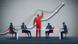 © Imro Stock - Businessman standing at meeting table with coworkers