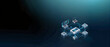 © ole - Digital network with interconnected devices, showcasing technology and automation