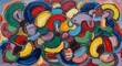 © Shelley - Abstract artwork of colorful shapes and brushstrokes for artistic expression