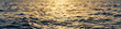 © Super Abi - Abstract shimmer of golden sunlight gracefully dancing across the tranquil water's surface, creating a mesmerizing pattern of light and shadow, evoking a profound sense of natural serenity