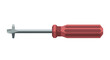 © design.idn - red handled star screwdriver vector illustration