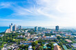 © MdYounus - Beautiful landscape and cityscape of Pattaya city is popular destination cloud and blue sky design