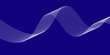 © Faya - Flowing dark blue curve shape with soft gradient vector abstract background, relaxing and tranquil art, can illustrate health medical or sound of music.