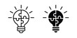 © Hunt - Problem solving icon editable stroke. Linear and flat icons
