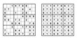 © Olga Ко - Sudoku-Rätsel leichtes Level mit Lösung, einfaches Zahlenrätsel für Anfänger, Logikspiel