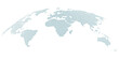 © MD. RAIYAN RAIYAN - World map earth globe with dot pattern, modern 3d worldwide icon, digital halftone pixel texture, isolated global map, international business communication travel concept.