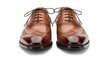 © Mesya - Brown leather dress shoes for men.