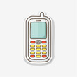 © Iti - Retro mobile phone illustration