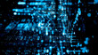 © Indra - Abstract technology background with binary code featuring a blue digital pattern and glowing futuristic data motion for a creative computer wallpaper design
