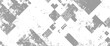 © eTC dEsIgN - Abstract geometric pattern of grey squares and rectangles with textured fill on white background
