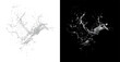 © Jhon - Rain drops to overlay on the window, weather, background drops of water rain on the glass transparent PNG drops Water rain or shower drops seamless border Water droplets On white Dew