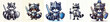 © FirdianKrisna - vector of raccoon knight