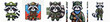 © FirdianKrisna - vector of raccoon soldier