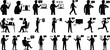 © MD. SOHAN MIA - People using technology and communication devices isolated on white background, Vector