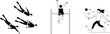 © MDMOJIBAR - Athletes compete in track and field events during a sunny outdoor competition illustration