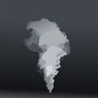 © Shigitartz - Abstract illustration of rising smoke on dark background vector art