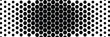 © Mr Sayem - Seamless black and white honeycomb pattern with a metallic hexagon grid texture featuring a dark steel mesh design for a modern industrial gray iron background