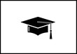 © eiparoy - Graduation cap icon symbol for education and academic achievement online transparent background