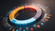 © Audrey - A digital pie chart that has a medium size image showing a conservative portfolio allocation with bonds and cash security lists blurred in the background.
