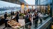 © MheeP - Catering services providing diverse food and drinks for corporate clients.