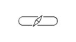 © MUAZIBN - Minimalist vector illustration of a search bar icon featuring a compass needle inside, symbolizing navigation, discovery, and digital exploration for modern business, technology, and web design.