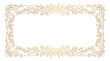 © Mujahid - elegant gold floral frame border design
