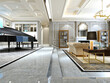 © murattellioglu - 3d render of luxury home interior, living room