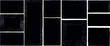 © Prodesigner - Set of rectangular grunge brush stroke, text box frame rough grunge square paint shape element. Hand drawn crayon grunge brush rectangle text border. Vector illustration