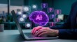 © emad - Understanding AI errors and false generated content in artificial intelligence systems. Professional reviewing AI outputs on computer.