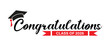© UmmeKulsum - Class of 2026 calligraphy. Congratulations class of 2026 with graduation cap.