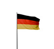 © VM STUDIO - german flag isolated on white background - png transparent