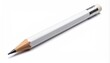 © Farzana - A clean, white pencil with a sharpened graphite tip rests on a white surface