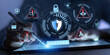 © WrightStudio - Cyber Security Monitoring and Secure Authentication Management Interface.