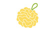 © Mustafa - Natural loofah vector icon illustrating a bath sponge for spa and hygiene themes, clean minimalist hand-drawn line art perfect for beauty and wellness branding and marketing materials.