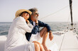 © Jordi Salas - Mature couple enjoying a relaxing sailboat vacation