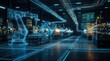 © Masque - Smart factory concept featuring abstract tech background and Industry 0 revolution.