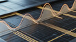 © Nopal - 3D Abstract Financial Data Graph and Glowing Wave Visualization