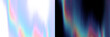 © Anna Nasiedkina - Blue rainbow light leak gradient glow overlay transparent png effect