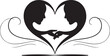 © Misho x Mamun - Eternal Bonds ,A Romantic Vector ,Heart bonds,Dynamic heart feeling,love bonds, Half heart designs. silhouette vector illustration