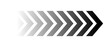 © Pixrow - Gradient chevron arrow pattern. Abstract directional movement design. Modern forward indicator symbol on transparent background.