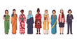 © creativestock - Diverse group of women in traditional and modern clothing