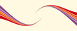 © Ariel - PrintAbstract colorful 70s background vector. Vintage retro wallpaper with rainbow stripes and wavy lines. A 1970 color illustration suitable for posters, banners, decorative items and wall art.