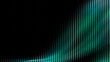 © Malik Hammad  - Abstract teal green gradient vertical lines creating dynamic wave patterns against a deep black background for modern digital technology and futuristic design projects