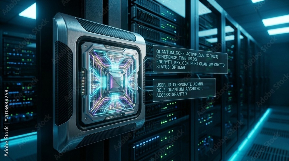 High-performance quantum processor active on a server rack, 1024 qubits ...