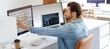 © Pixel-Shot - Male programmer at workplace in office