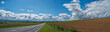 © PL.TH - vue panoramique, route en campagne