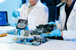 © Nuttapong punna - Showcasing expert computer hardware assembly and hard drive installation with precision and advanced technology for IT and electronics enthusiasts.